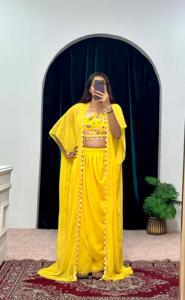 ¡El mejor precio hecho a mano de verano Anarkali Kurti Salwar diseño único traje de mujer de tamaño largo incluyendo Dupatta Comprar ahora! Indio - Product Image 2