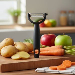 Pelador Multiusos de Plástico Negro y Cuchilla para Juliana Modelo 17063 para Frutas y Verduras Compatible con GP y ME - Product Image 3