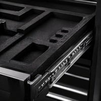 Ensemble de 500 pièces d'outils mobiles rouges pour concessionnaires automobiles et garages commerciaux, coffre à outils en acier à 7 tiroirs avec plateaux en EVA