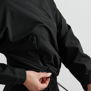 Factory Direct <b>Women</b> Lightweight Hooded <b>Windbreaker</b> Half Zipper <b>Jackets</b> New Design High Quality <b>Women's</b> Half Zip <b>Jackets</b> - Product Image 6