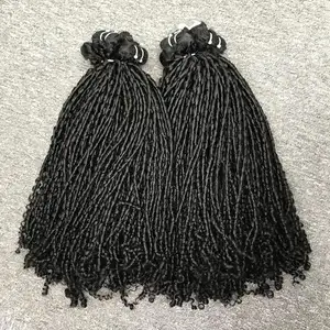 Vente en gros 12A Grade Remy Extension de cheveux Pixie Cut Curl Paquets de cheveux Double tirage naturel cuticule alignée 100% vendeur de tissages humains - Product Image 1