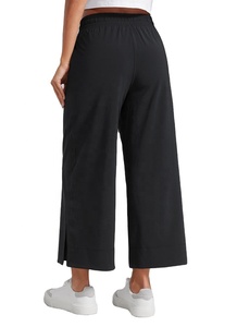 Flare <b>Pant</b> OEM 2026 New Arrival Women's Loose Flare Casual Style <b>Pants</b> Sports Jogging Solid Colour Cotton Flare Sweatpants - Product Image 2