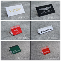Étiquette d'impression tissée personnalisée Étiquettes tissées de vêtements en polyester personnalisées Vente en gros Mode personnalisée Meilleure qualité Respirant Prix bon marché