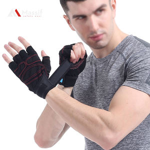 Gants d'haltérophilie pour hommes avec enveloppes de poignet intégrées, parfaits pour les tractions, gants de fitness pour l'entraînement croisé. - Product Image 2