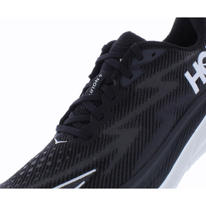 Scarpe HOKA Clifton 9 Wide da Uomo Colore: Nero/Bianco 100% Autentiche - Product Image 1