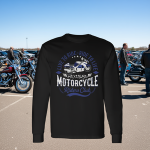 Maglietta a Maniche Lunghe Hayabusa MC Club per Motociclisti, Abbigliamento Promozionale per Biker - Product Image 3