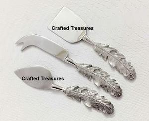 Juego de cubiertos de acero inoxidable martillado de la mejor calidad, lo último y súper especial, juego de cubiertos de queso de cocina de alta calidad para el hogar - Product Image 4