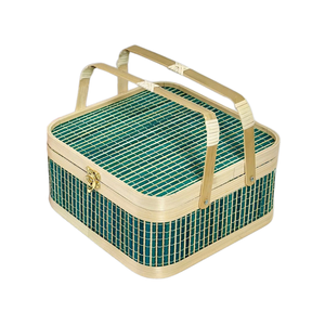 Hot Selling Product Picnic-Ready Bamboo <b>Baskets</b>: Eco-Friendly & Stylish with High Quality Export From Vietnam - Product Image 1