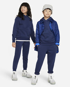 Sudadera con Capucha de Manga Larga 100% Algodón para Niños y Niñas, Colores Sólidos, Informal, con Capucha, para Niños Pequeños, Estampado Liso, Venta al Por Mayor OEM - Product Image 5