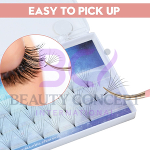 ชุดแหนบต่อขนตาแบบแยกเส้นใยแบบโค้ง45 90องศาชุดแหนบต่อขนตา5ชิ้น - Product Image 5