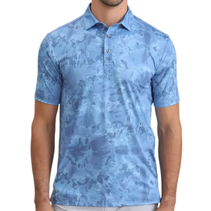 เสื้อโปโล OEM คุณภาพสูงสำหรับผู้ชาย ออกแบบเองได้ พิมพ์ลายโลโก้ด้วยความร้อน ผลิตจากโพลีเอสเตอร์/สแปนเด็กซ์ ขายส่ง - Product Image 2