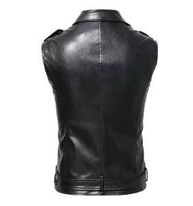 Genuine Leather Motorcycle <b>Vest</b> Motorbike <b>Vest</b> Made Original Leather <b>Vest</b> Safety Clothing Top Quality Leather Motorbike <b>Vest</b> - Product Image 2
