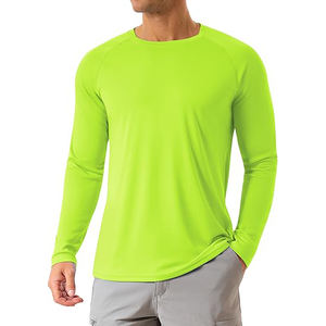 Rashguard MMA pour homme, anti-UV, respirant, manches longues, tissu extensible, compression, durable, léger, séchage rapide - Product Image 1