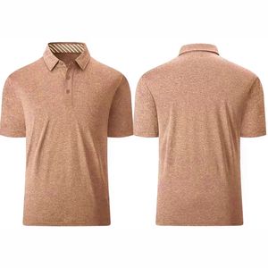 Camisetas de polo de alta calidad para hombre, ropa deportiva de patrón sólido ecológico de poliéster 100% en colores personalizados - Product Image 1
