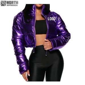 Chaqueta acolchada para mujer, chaqueta acolchada de invierno por sublimación personalizada, ropa de estilo a la moda, chaqueta acolchada de invierno ajustada para hombre - Product Image 4