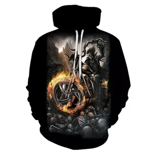 Sudadera con Capucha de Invierno para Hombre, Estilo Nuevo, Transferencia de Calor, Moda, Calidad Superior, Sudadera de Algodón 100%, Felpa, Bolsillo Sólido - Product Image 2