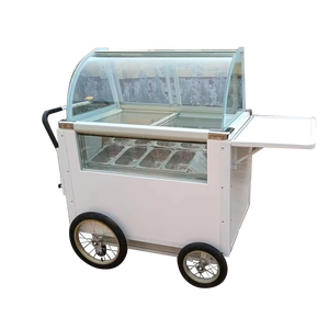 ÚLTIMA OFERTA UE: Carrito de Helados, Quiosco Móvil para Negocios, Pequeño, LISTO PARA ENVIAR - Product Image 3