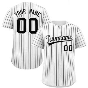 Maillots de baseball imprimés par sublimation de qualité supérieure, style hip-hop, personnalisation complète, OEM, expédition rapide, directement de l'usine, faible MOQ - Product Image 1