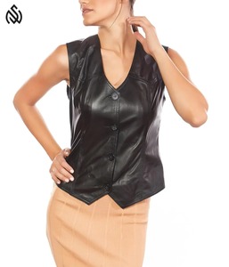 Original <b>Leather</b> Women Vest - Stylish Warm Vest for Urban Winter Vibes | 2025 Fashion Breathable <b>leather</b> Vest - Product Image 3