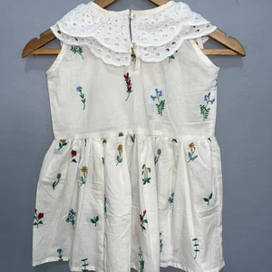 Summer Lovely Flying Sleeve Big Size Women Loose V-neck Tie Women bride gift customized woman fashion dress summer wear - Product Image 1