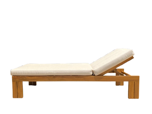 Modern Sun Lounge Made of Solid Teak Wood High Quality with Natural Finishing Waterproof Cushion for Outdoor Swimming Pool Use - Product Image 2
