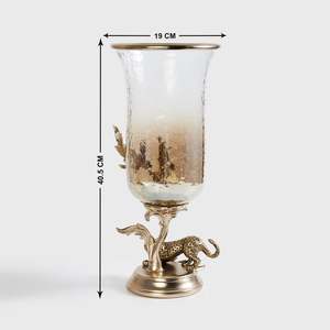 เชิงเทียนเหล็กชุบทองสำหรับงานแต่งงานแบบชาวยุโรป - Product Image 3