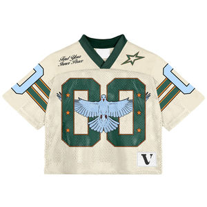 Camiseta de sublimación personalizada de malla de alta calidad 100% poliéster camisetas de manga larga impresas para hombres - Product Image 2