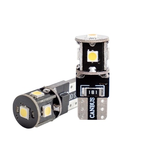 หลอดไฟ LED T10 W5W แคนบัส 5 LED - Product Image 1