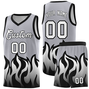 Maillot de basket-ball en gros, tenue de sport, logo imprimé de haute qualité personnalisé, nom, maillot de basket-ball pour hommes et jeunes, uniformes de basket-ball - Product Image 3