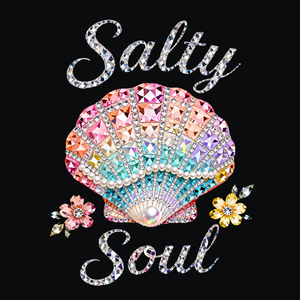 Vinilo Termotransferible DTF con <span class=keywords><strong>Diseño</strong></span> de Playa y Pedrería Falsa para Verano, Gráficos Termoadhesivos Perfectos para Marcas de Boutique - Product Image 4