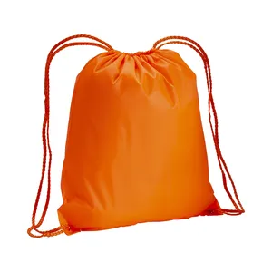Zaino Sportivo Personalizzato 210T con Coulisse Fluorescente per Promozioni - Product Image 3