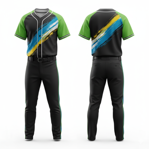 Uniforme de Béisbol Sublimado Personalizado 2026, Cuello en V, 100% Poliéster, Malla Ligera y Transpirable, Unisex, Nombre del Equipo, Número, Logotipo Personalizado - Product Image 6