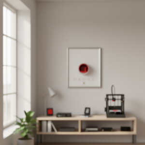 BASIC PLA STYLE 40x50cm <b>Plastic</b> <b>Frame</b> Metallic Silver PLA01 AA 17 Compatible with Bubola & Naibo - Product Image 3