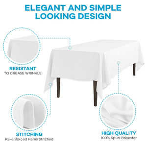 Vente en gros de couvertures de table 100% coton de haute qualité meilleures couvertures de table couleurs personnalisées paquet de 300 taille 45*45 - Product Image 3