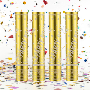 Canons à confettis à torsion manuelle - Poppers pour fêtes d'anniversaire, pétards de célébration pour bars, feux d'artifice festifs pour toutes les occasions - Product Image 1