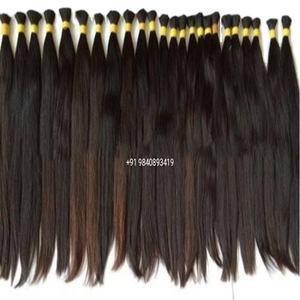 Extensions de cheveux indiens de haute qualité Fabricant d'exportation directe Meilleur donneur de temple Style de vague naturelle Matière première saine - Product Image 4