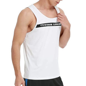 OEM vente en gros nouvel arrivage de gilet de fitness en coton de couleur pure musculation stringer gym débardeurs hommes garçon gym fitness gilet débardeur - Product Image 2