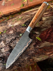 Couteau de Chef Personnalisé Fait Main en Cuivre Damas – Couteau de Cuisine pour Cuisson, Barbecue, Cadeau de Déménagement, Anniversaire pour Lui, Papa, Hommes - Product Image 4