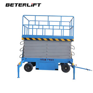 Мобильная ножничная подъемная платформа BETERLIFT 500 кг для высотных работ, с аккумуляторным питанием, одобренная CE - Product Image 1