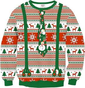 Pulls d'hiver pour hommes 100 % laine respirants coupe ample couleur unie col rond manches longues tricotés sur mesure anti-rétrécissement - Product Image 1