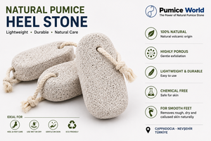 Piedra Pómez Volcánica Natural para Talones, Cuidado de los Pies, Eliminación de Callosidades, Exfoliante, Herramienta de Pedicura para Spa y Belleza - Product Image 4