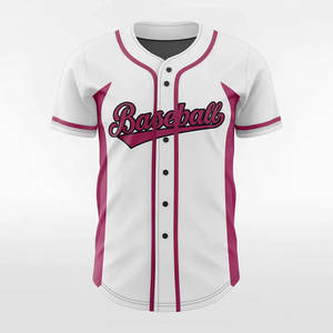 Camiseta de Béisbol para Hombre, Económica, MOQ Bajo, Personalizada con Logotipo Impreso, Alta Calidad, 100% Poliéster, Secado Rápido, Sublimación - Product Image 1