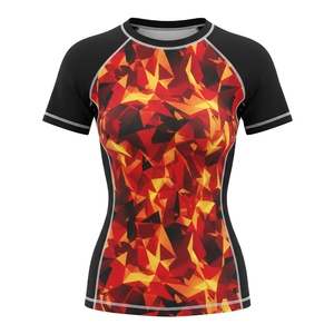 Premium rash guard <b>shirt</b> for men women kids MMA BJJ jiu jitsu no gi training custom sublimated durable compression wholesale - Product Image 1
