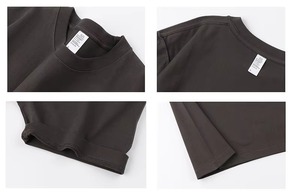 เสื้อยืดผู้ชายทรงปกติ ผ้าฝ้าย 100% สำหรับฤดูร้อน ลายทอแบบทางการ  รับสั่งทำลายพิมพ์ตามต้องการ - Product Image 5