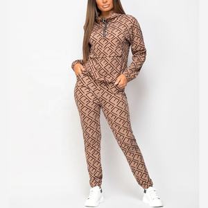 Vente en gros de survêtements d'entraînement pour le sport sweat à capuche nouveaux survêtements élégants de pleine longueur survêtement unisexe pour femmes - Product Image 2