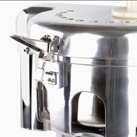 Professionele centrifugale sapcentrifuge met grote invoeropening voor heel fruit en groenten, hoge snelheid, roestvrij staal