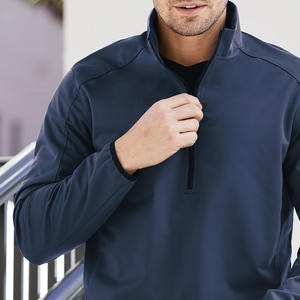 Chaqueta Cortavientos Personalizada para Hombre, Informal, Holgada, de Tejido Softshell, Resistente al Viento, con Cuello Alto, Cremallera de Poliéster y Lona, para Otoño - Product Image 6