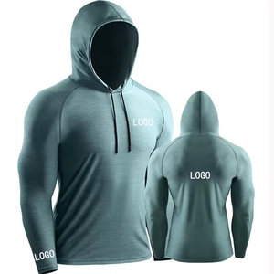 Sudadera con Capucha Deportiva Unisex de Secado Rápido y Transpirable para Otoño e Invierno, con Logotipo Frontal Personalizado, Lisa - Product Image 3