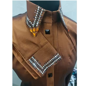 เสื้อขี่ม้าสไตล์ตะวันตกสำหรับผู้หญิงเสื้อผ้าสำหรับขี่ม้า - Product Image 3