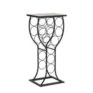 Estante de Metal para Almacenamiento de Botellas de Vino, Soporte Decorativo para 10 Botellas de Vino de Calidad Premium - Product Image 5